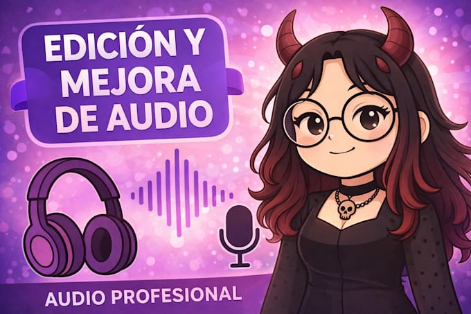 clean, edit and enhance your voice or audio professionally