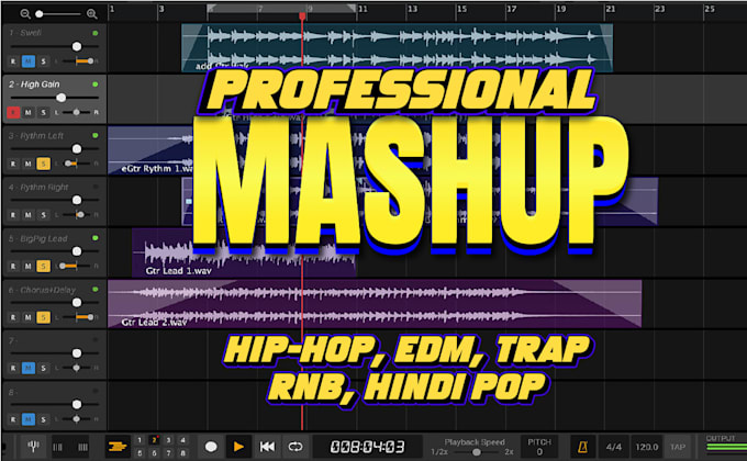 create clean, high quality mashup for your songs