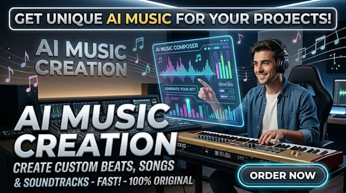 custom ai music or jingles for your project