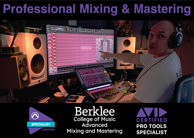 do professional mix of your song as berklee certified engineer