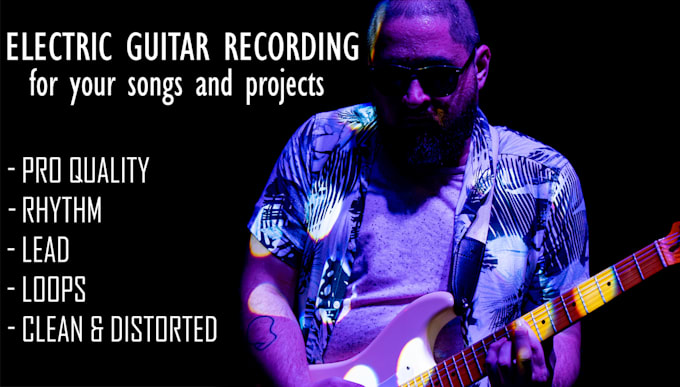 record electric guitars for you songs