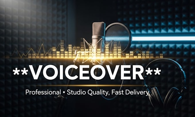 provide a professional voiceover for videos