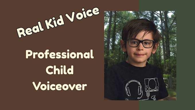 record a professional, american boy kid voice over