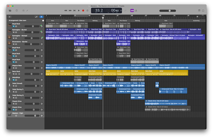 mix your garageband projects