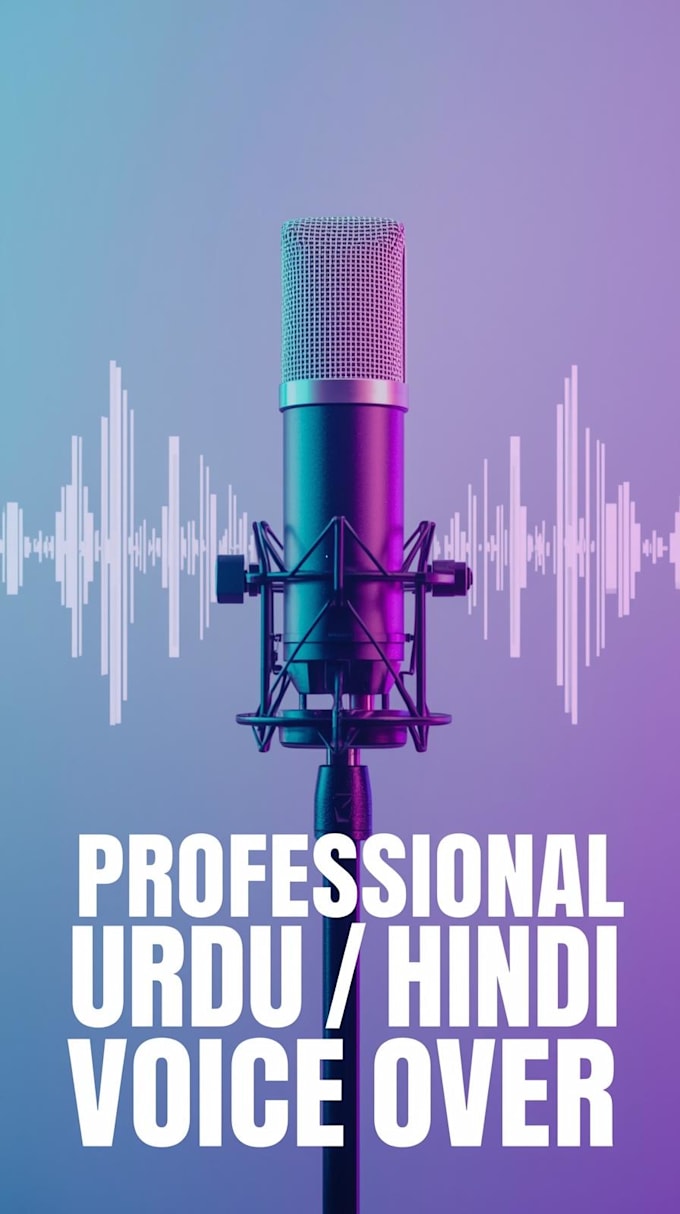 record female urdu english voice over