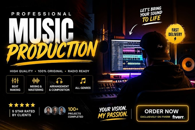 make a production music complete for you