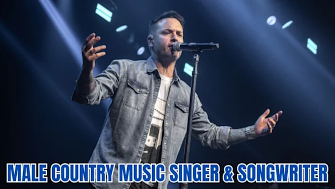Be your american heartfelt country music singer songwriter male singer ...