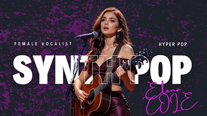 create a catchy synth pop or hyperpop instrumental with full production