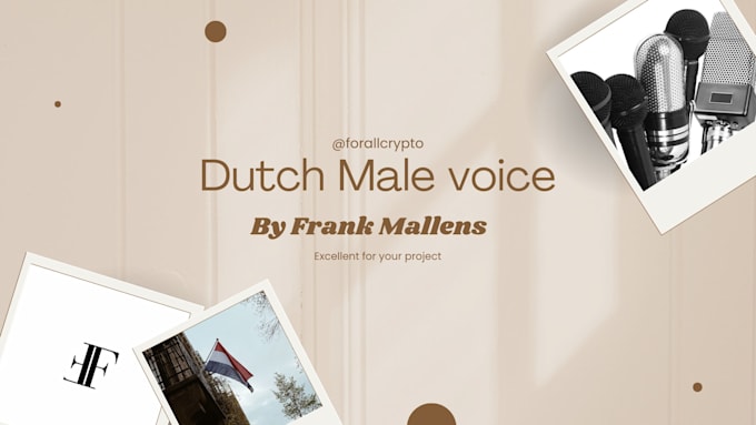 provide a high quality male dutch voice over