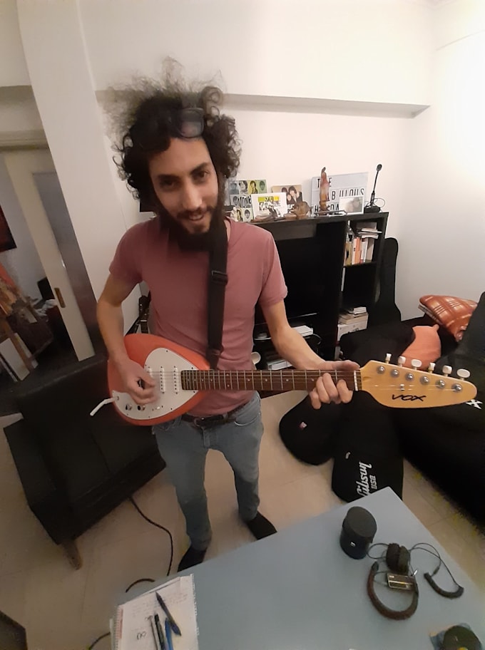 record electric guitar for you