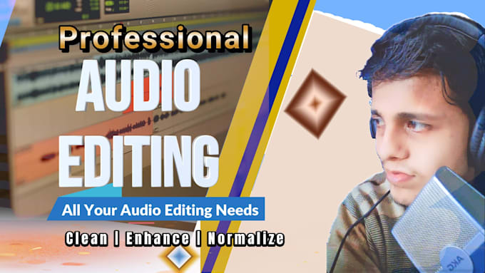 edit, clean up your audio in less than 24h