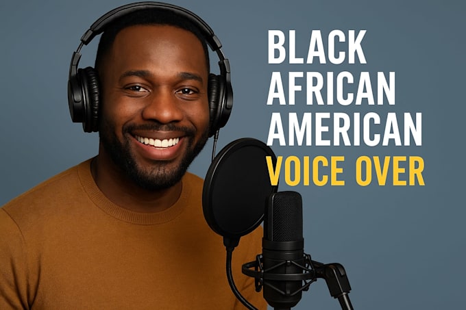 professional black african american voice over