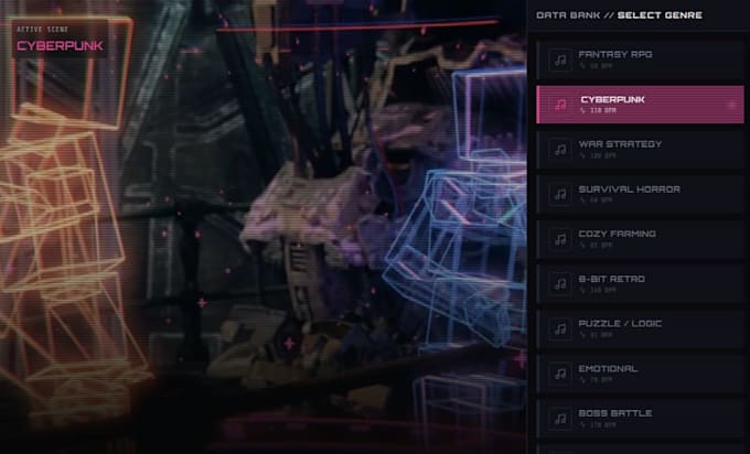 compose original loopable background music in any genre for your game