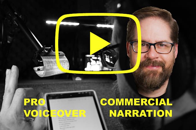 record a human broadcast narration voice over