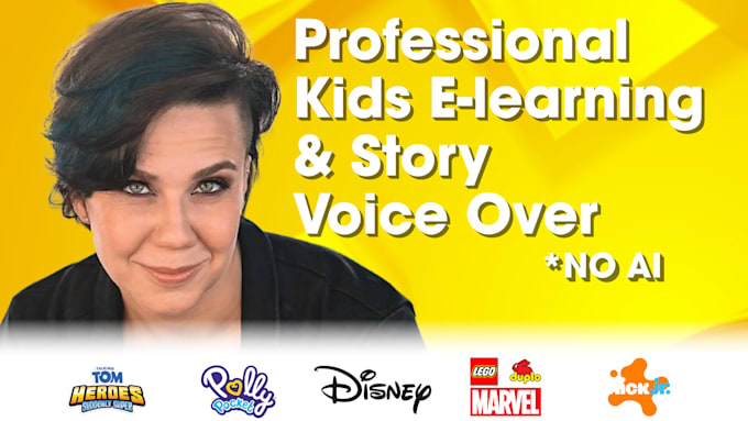 record a kids e learning or storytelling voice over