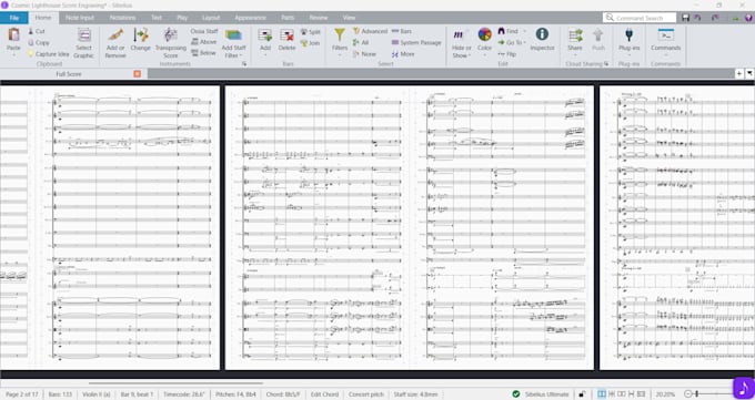 transcribe songs into sheet music
