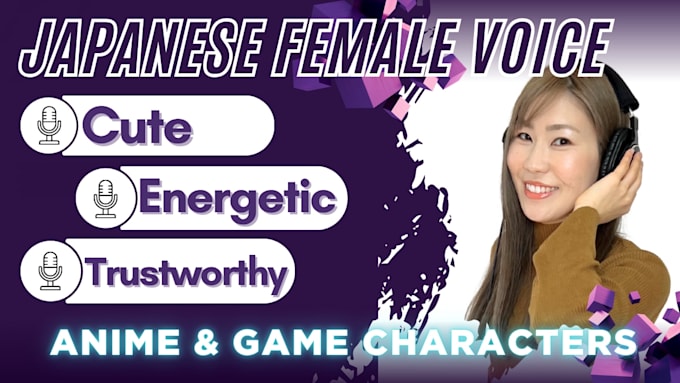 female anime and game character voice