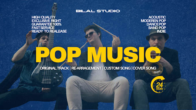 remake pop, band pop music in 24 hours
