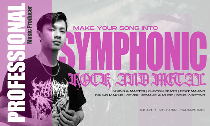 make your song into symphonic rock or metal