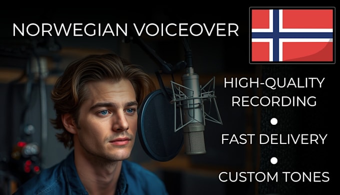 do a clear and natural norwegian voiceover