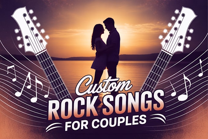 write and record a custom rock love song for couples