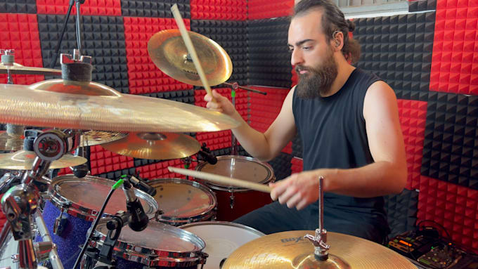 record real rock and metal drums for your songs
