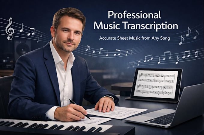 create professional music transcription or arrangement