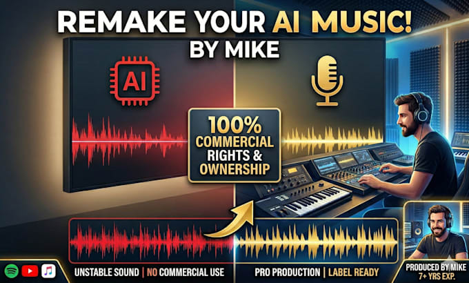 remake your ai music for full commercial use