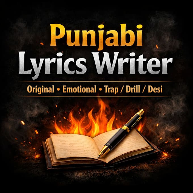write original punjabi song lyrics with a catchy hook