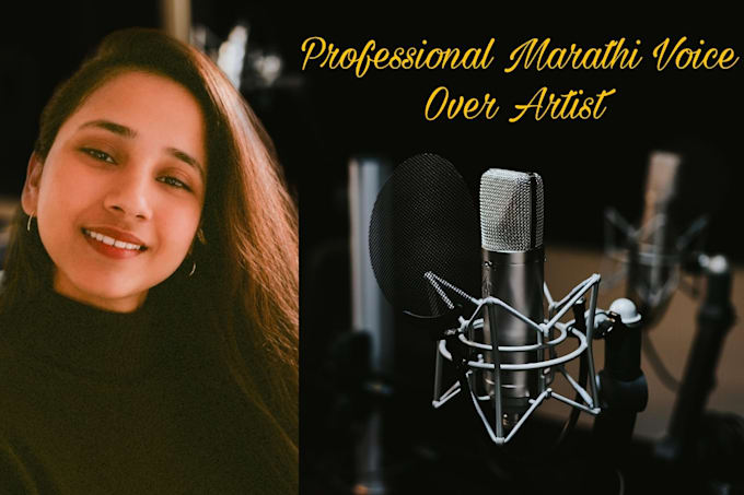 record a professional marathi female voice over