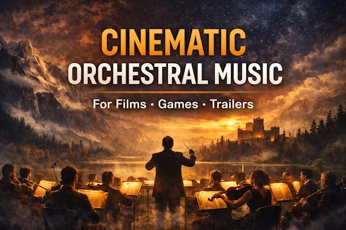 compose cinematic orchestral music for films and games