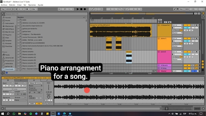 professional piano recordings live and studio performance