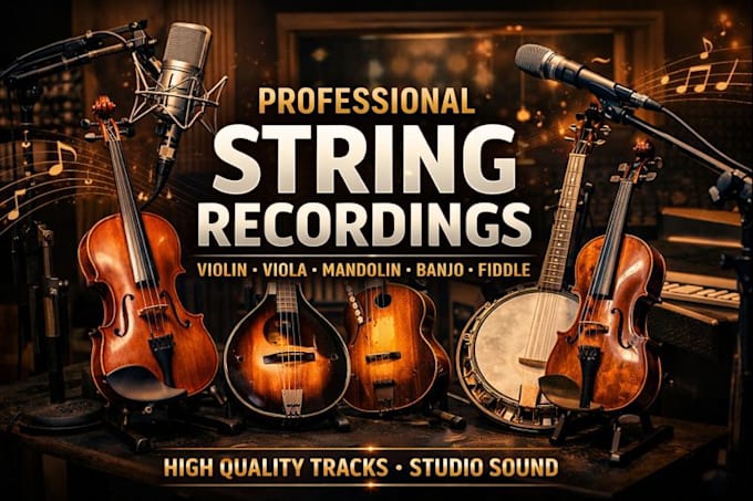 record professional violin viola mandolin banjo fiddle strings