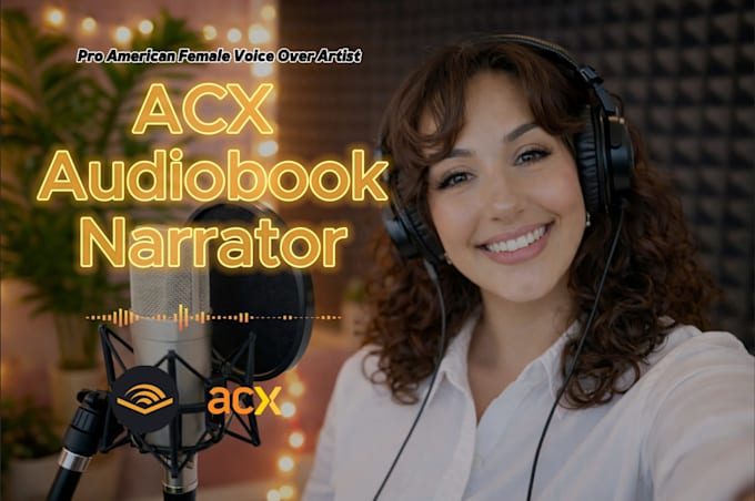 be your professional audiobook narrator with acx standards
