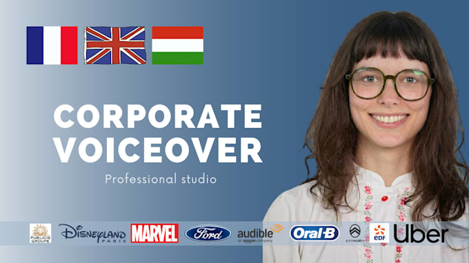 record a female voiceover for your corporate project
