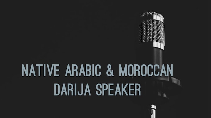 do arabic female voice over
