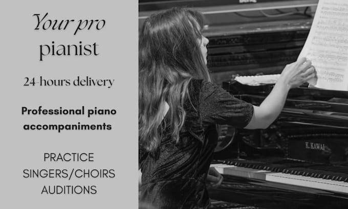 record classical piano accompaniments for your practice