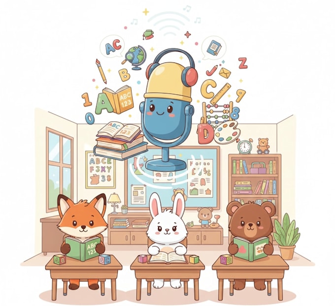 kid friendly voice over for educational videos