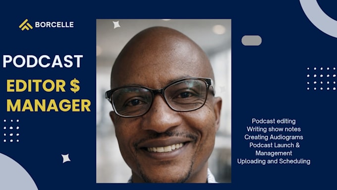 be your podcast editor, manager or, launch assistant