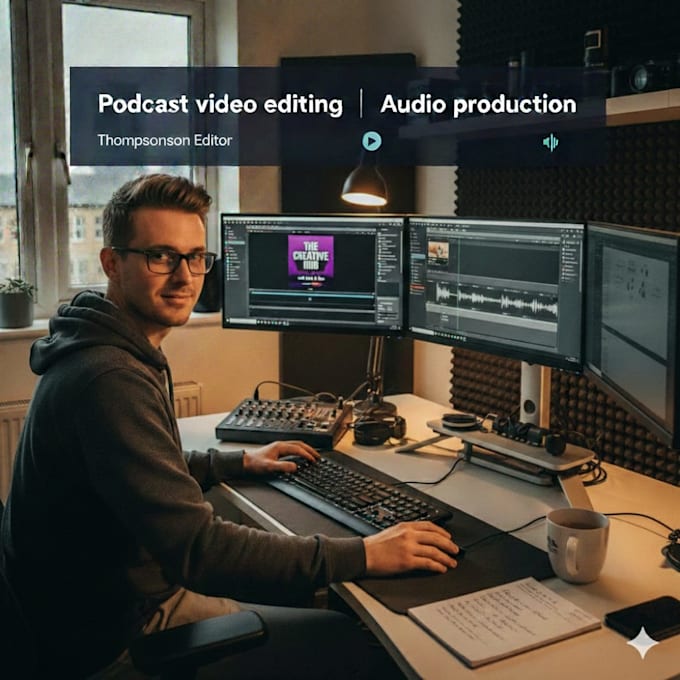 edit podcast video and audio editing for production