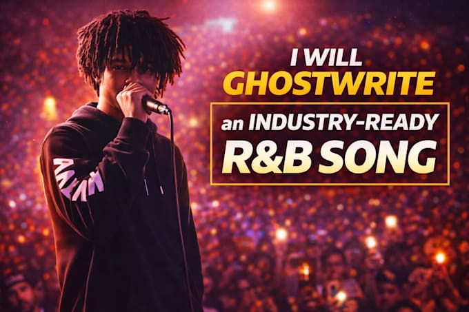 ghostwrite a industry ready rnb song