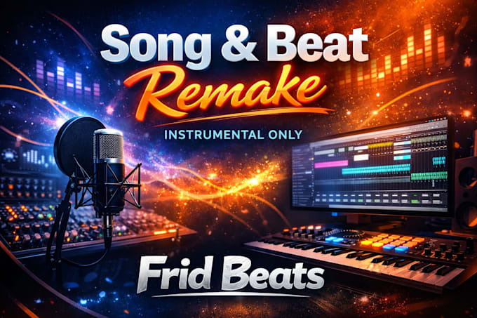 remake any song instrumental or beat in fl studio