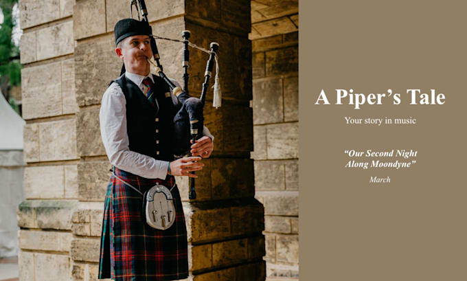 compose custom bagpipe music based on your story