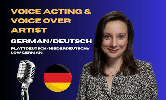 record voice over in german