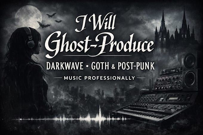 ghost produce darkwave goth and post punk music professionally