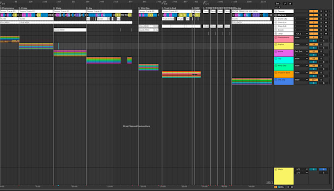 create custom ableton live worship sets