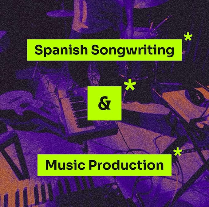 spanish songwriting music production service