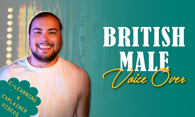 record a british male voiceover for elearning videos