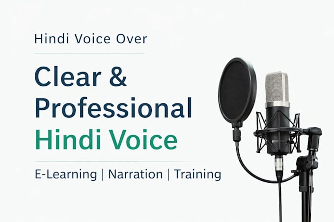 provide professional voice over for videos narration