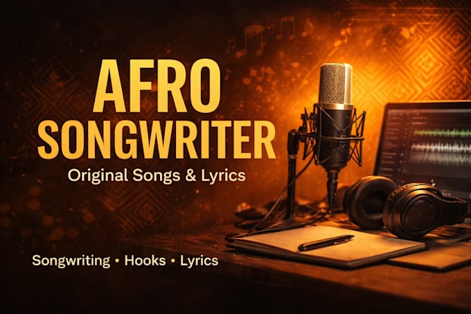record professional afrobeat and afro fusion vocals